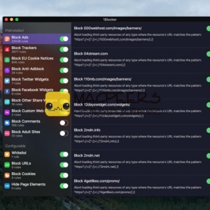 1Blocker for Mac 1.1.1 屏蔽广告 跟踪脚本