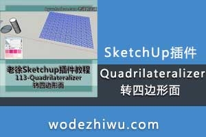 Sketchup 113-Quadrilateralizer תı ̳