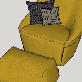 �����Calligaris�Ҿ�_Sketchup��ͼ��ʦģ��Vray����20220425530