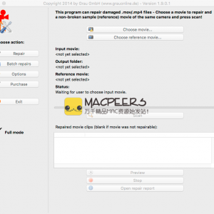 Grau GmbH Video Repair for Mac 1.9.0.1 MP4视频文件修复工具