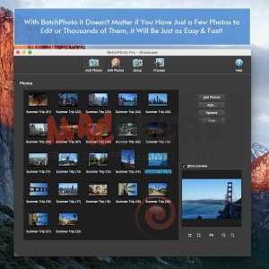 BatchPhoto Pro / Enterprise 4.1.1 for Mac 同时操纵图像组工具