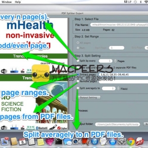 PDF Splitter Expert for Mac 2.2.2 PDF格式分配器专家