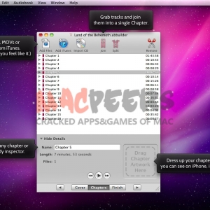 Audiobook Builder for Mac 1.5.6 有声读物的制作工具