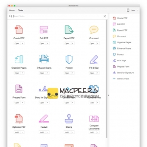 Adobe Acrobat Pro DC for Mac 2015.016.20041 最好的PDF解决方案