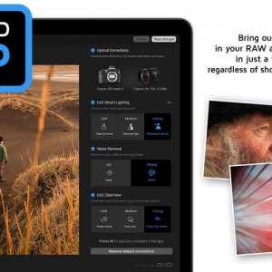 DxO Optics Pro for Photos 1.0 绿化版 Mac 强大的Photos滤镜插件