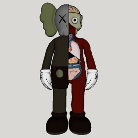 KAWS����Sketchup��ͼ��ʦģ��2022042549