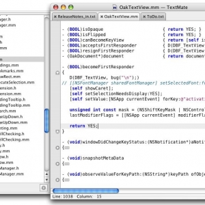 TextMate 2.0 B7.7 for mac – 代码/标记的许多功能编辑器