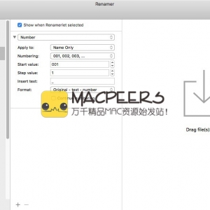 Renamer for mac 5.0.1 批量重命名多个文件和文件夹