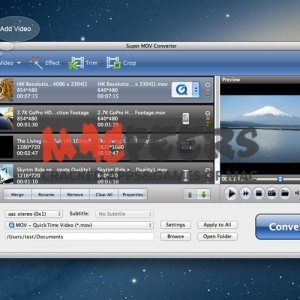 Super MOV Converter for mac 6.1.9 – 超级mov转换器 最新绿化版