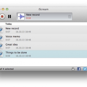 iScream 1.0 Mac 免费录音软件