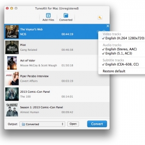 TunesKit for mac 2.1.9 – iTunes DRM媒体转换器