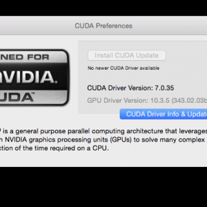 NVIDIA Web Drivers for mac NVIDIA驱动 MAC 支持10.12