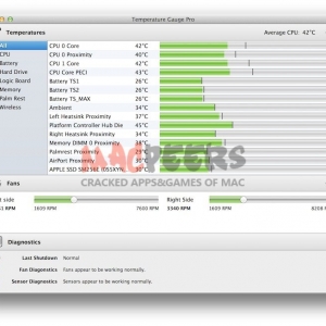 Temperature Gauge Pro for Mac 2.9.6 温度测量仪 实时Mac温度监控调节