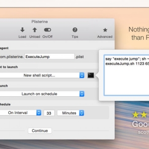 Plisterine for Mac 3.0.1 自动运行或者退出程序