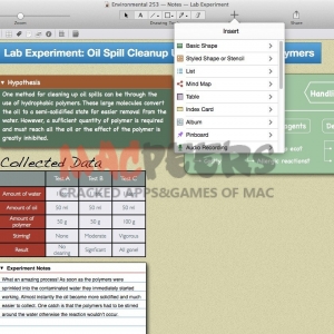 Curio for mac 10.3 头脑风暴和项目管理程序