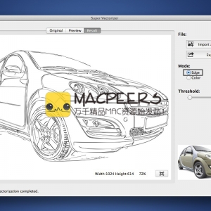 Super Vectorizer for mac 1.6.6 专业的矢量跟踪工具
