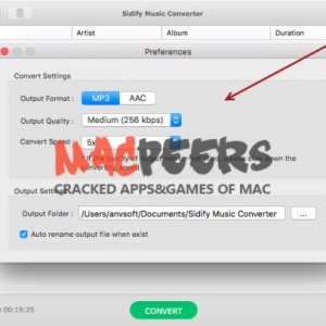 Sidify Music Converter for mac 1.0.3 音乐转换器