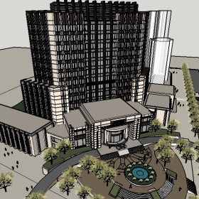 Art deco Hotel model 2