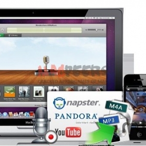 Wondershare AllMyMusic for mac 2.2.0 – 高品质录音的音频流