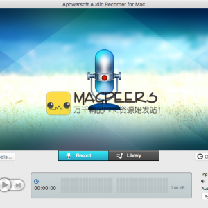 Apowersoft Audio Recorder for Mac 2.3.9 录音机