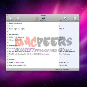 Soulver for mac 2.5.5 快速计算和提高效率