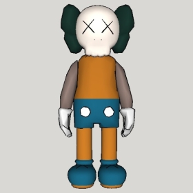 KAWS����Sketchup��ͼ��ʦģ��2022042556