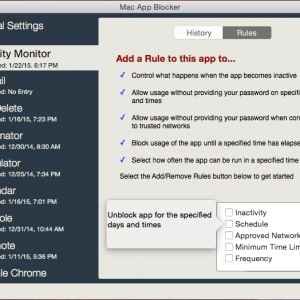 Mac App Blocker for mac 2.8.1 苹果电脑程序密码保护