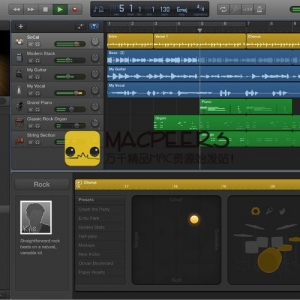 GarageBand for mac 10.1 – 歌曲创建工具 吉他软件 最新绿化