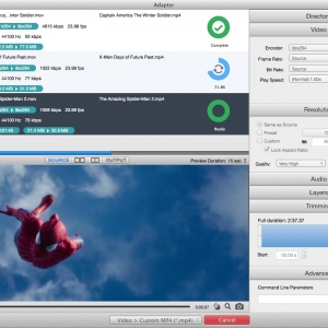 Adapter for mac 2.1.5 免费的Mac音频/视频转换器