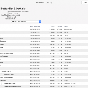 BetterZip for mac 3.0 – 功能强大的压缩软件 中文版 绿化 免费下载
