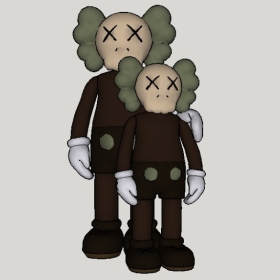 KAWS����Sketchup��ͼ��ʦģ��2022042519